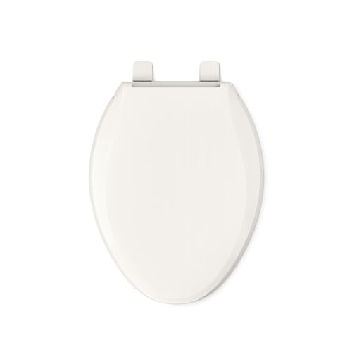 KOHLER CACHET® Nightlight Soft Close Toilet Seat Elongated, ReadyLatch®, Grip-Tight Hardware, Biscuit - color: Biscuit, size: Elongated