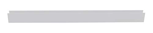 Brixwell SDCD38BS-CCP4 Brushed Stainless 3/8" Fixed Panel Shower Door Deep U-Channel - 4 inch Sample - color: Brushed Stainless Steel, size: 4 Inch - Sample