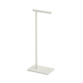 Gatco 1431W Modern Rectangle Base Freestanding Toilet Paper Holder, 21.25", Matte White with Weighted Base - color: Matte White, 21.25"h
