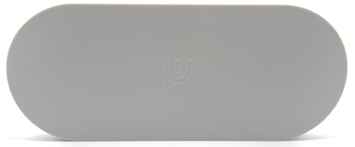 Premium 12” x 5” Silicone Vanity Tray | Sink and Surface Organizer with Sturdy Non-Slip Base | Heat Safe, Dishwasher Safe (Grey) - color: Gray