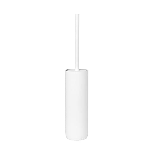blomus MODO Toilet Brush with Holder - White Titanium Coated - color: White