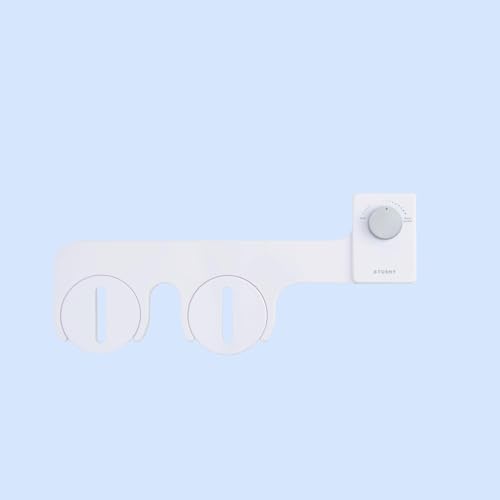 TUSHY Fresh Ultra-Slim Starter Bidet Attachment for Toilet | Non-Electric, Adjustable Water Pressure, Cool Water Rear Wash, Self-Cleaning | Fits Elongated & Round Toilets, Easy 10 Min Install, Silver - color: Silver Knob, style: Single Nozzle