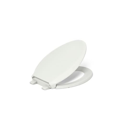 KOHLER CACHET® Nightlight Soft Close Toilet Seat Elongated, ReadyLatch®, Grip-Tight Hardware, Dune - color: Dune, size: Elongated