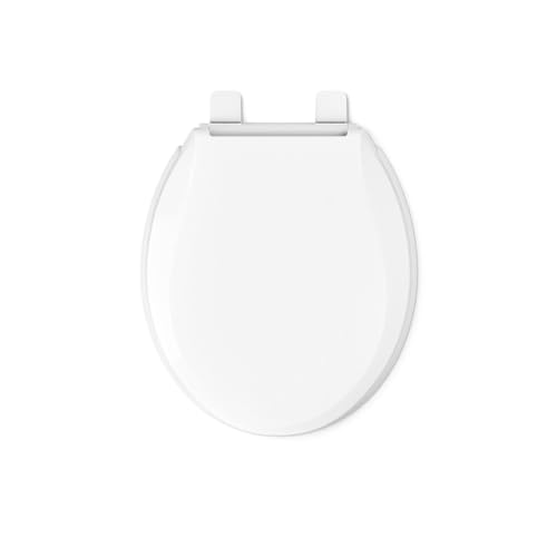 KOHLER Cachet Nightlight Round Toilet Seat Soft Close, ReadyLatch®, White - color: White, size: Round