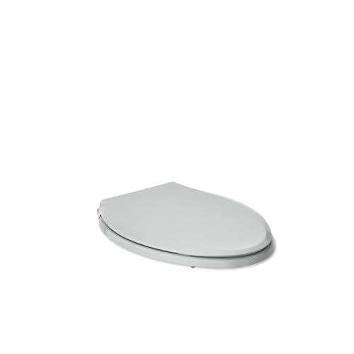 KOHLER CACHET® Nightlight Soft Close Toilet Seat Elongated, ReadyLatch®, Grip-Tight Hardware, Ice Grey - color: Ice Gray, size: Elongated