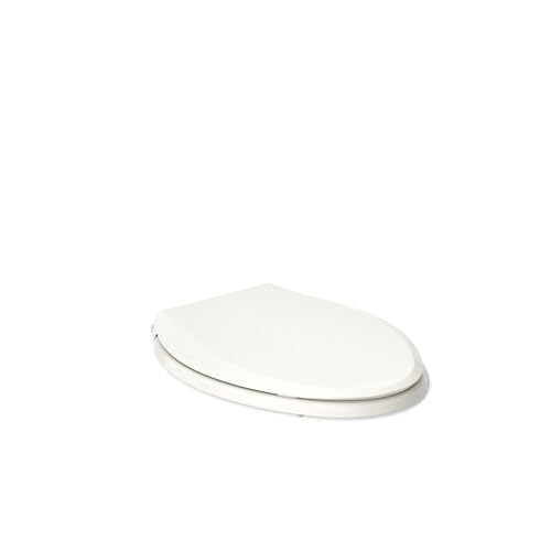 KOHLER CACHET® Nightlight Soft Close Toilet Seat Elongated, ReadyLatch®, Grip-Tight Hardware, Biscuit - color: Biscuit, size: Elongated