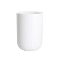 Solid Color mouthwash Cup, Simple Solid Color Toothbrush Cups, Toothbrush Holder 1 Piece, 10 oz (300 ml)(White)