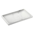 Emibele Bathroom Vanity Tray Countertop, 10" Rectangular Marble Resin Tray | Dresser Kitchen Sink Tray, for Jewelry Cosmetic Perfume Soap Candle, Lightweight Waterproof Tray, Medium, Gravel White - color: Gravel White, size: 10" x 6.1" x 0.8"