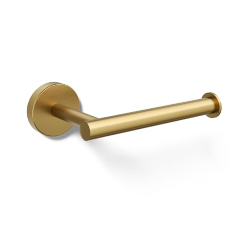 KOHLER K-27292-2MB Elate Toilet Paper Roll Holder, Minimalist Design, Premium Durable Metal, Corrosion Resistant, Vibrant Brushed Moderne Brass - color: Vibrant Brushed Moderne Brass