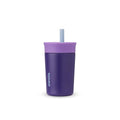 Owala Kids Insulation Stainless Steel Tumbler with Spill Resistant Flexible Straw, Easy to Clean, Kids Water Bottle, Great for Travel, Dishwasher Safe, 12 Oz, Purple (Peacock Palace) - color: Peacock Palace, size: 12 Ounces