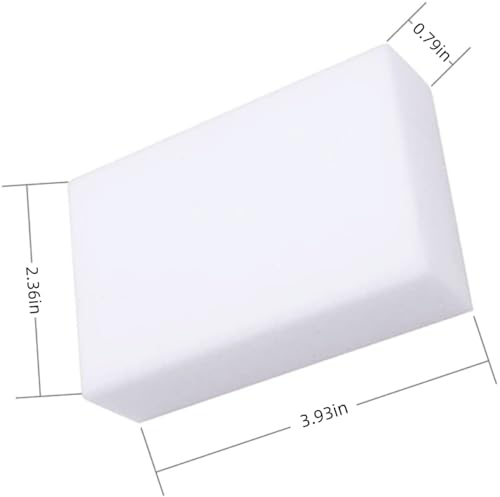 Melamine Sponge,100 Pack Magic Sponges Eraser Foam Cleaning Pads,Multi-Functional Household Cleaning Kitchen Dish Sponge for Furniture,Bathroom,Bathtub, Sink,Floor, Baseboard, Wall Cleaner - color: 100pcs