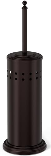 DOWRY Anti-Hand Off Toilet Plunger with Holder for Bathroom,Powerful Efficient Force Suction Cup,Heavy Duty, Deep Cleaning Bronze - color: Oil Rubbed Bronze