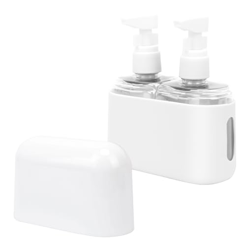 Skycase Travel Bottles - Leak Proof Refillable TSA Approved Travel Size Toiletries, 2 in 1 Liquid Bottles Containers with Labels and Funnel Airplane Accessories Kits for Lotion Liquid (Grey) - color: Gray, size: 2 in 1