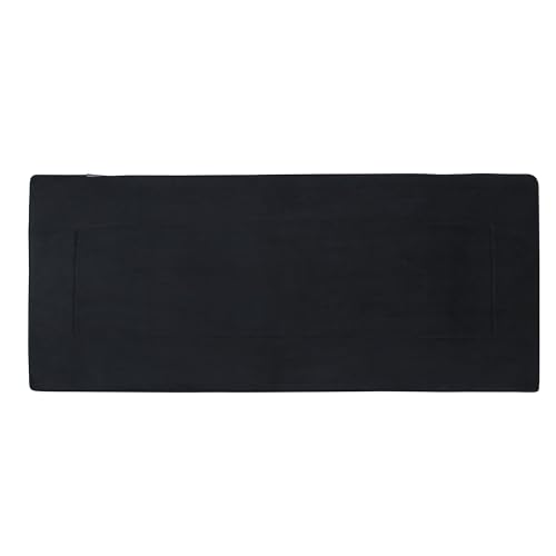 Ultra-Soft Extra-Thick Non-Slip Memory Foam Long Bath Runner Mat (2 ft x 5 ft, Black) - color: Black, size: 2' x 5' (Rectangular)