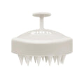 HEETA Scalp Massager Hair Growth, Soft Silicone Scalp Scrubber Shampoo Brush for Exfoliation, Dandruff Removal Head Massage Stress Relax, Wet & Dry Use for Thick Thin Curly Hair Care, Beige - color: Beige