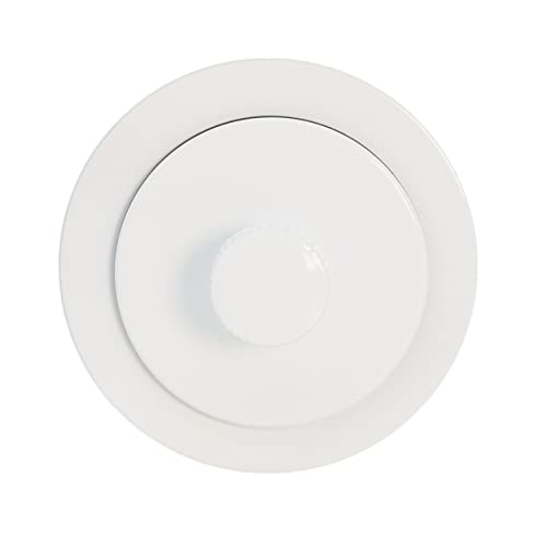 Westbrass Pull & Drain Sch. 40 PVC Bath Waste with One-Hole Top Elbow, Powder Coat White, D49721-50 - color: Powder Coat White, size: 1 Pack