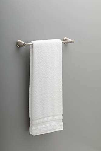 Franklin Brass 5-Piece Satin Nickel Bathroom Set (2) Towel Racks, Ring, Toilet Paper Holder, Hook | Kinla Bath Accessories - color: Satin Nickel, style: 5-Piece Bath Accessory Set