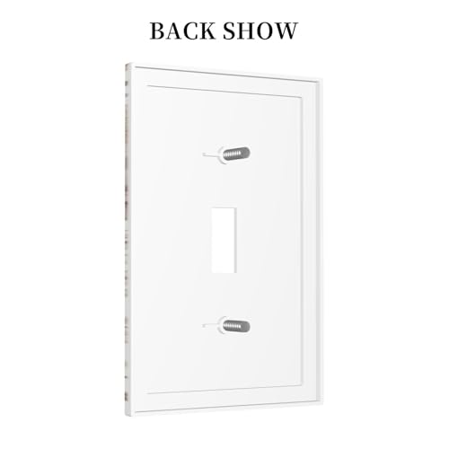 Light Switch Cover Plate Boho Floral Beige Flower And Leaf Botanical 1 Gang Single Toggle Decorative Switch Plates Wall Plates Electrical Faceplate for Bathroom Bedroom Decor - color: Boho Floral Beige Flower And Leaf Botanical, size: 1 Gang Single Toggle