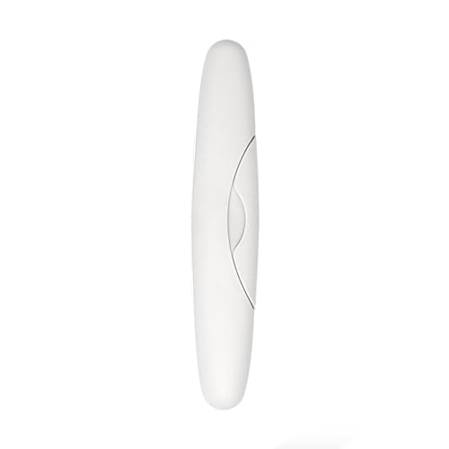 RADIUS Toothbrush Travel Case for Standard Brush, BPA-Free Recycled Plastic, Portable for Bathroom, School, Home, Camping (White, 8.25H - 1.38W - 1.75L (in)) - color: White