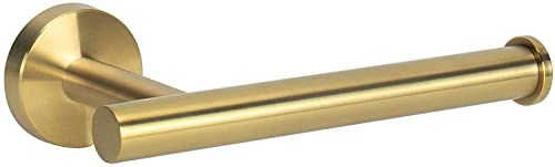 NearMoon Bathroom Toilet Paper Holder, Premium SUS304 Stainless Steel Rustproof Wall Mounted Toilet Roll Holder for Bathroom, Kitchen (1 Pack, Brushed Gold) - color: Brushed Gold