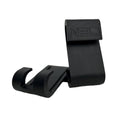 NELI Set of 2 Glass Wall Hooks, Shower Screen & Door Hooks (Black) - color: Black