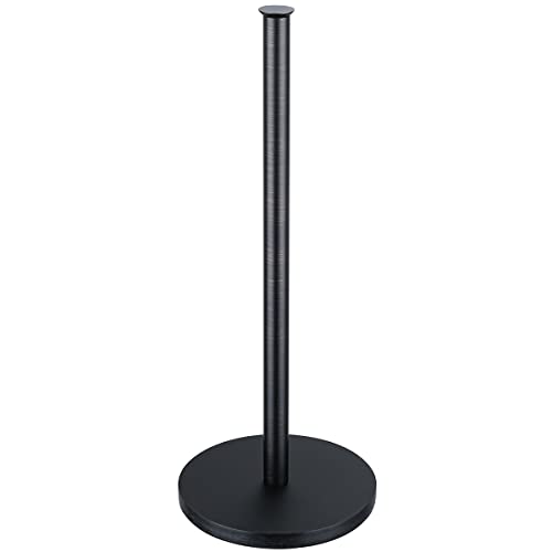 JQK Toilet Paper Storage Stand Oil Rubbed Bronze, 304 Stainless Steel Thicken 0.8mm Tissue Reserve Holder Dispenser for Bathroom, ORB, TPS180-ORB - color: Oil Rubbed Bronze & Black Base