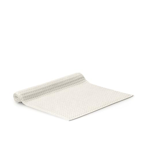 BOLL & BRANCH Turkish Waffle Bath Mat - Cream - 100% Organic Turkish Cotton - Soft Absorbent Quick Dry Luxury Bathroom Mat with Waffle Weave Texture - Spa Inspired Comfort - color: Cream, style: Waffle