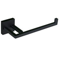 APLusee Matte Black Toilet Paper Holder, 304 Stainless Steel Roll Hanger for Bathroom Kitchen, Wall Mounted