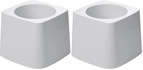 Rubbermaid Commercial Products Toilet Bowl Brush Holder, 5-Inch, White, For Bathroom/Restroom Storage (Pack of 2) - style: Brush Holder (Pack of 2)