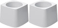 Rubbermaid Commercial Products Toilet Bowl Brush Holder, 5-Inch, White, For Bathroom/Restroom Storage (Pack of 2) - style: Brush Holder (Pack of 2)