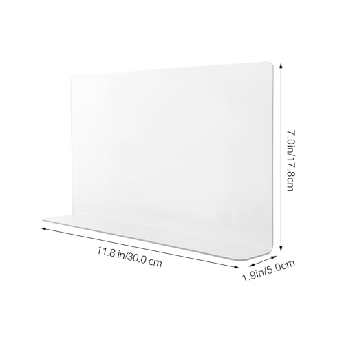 Alipis Shower Tub Water Splash Guard Splashproof Baffle for Bathroom Water Control Plastic Splash Guard for Bathtub Use Tub Protector for Splashing 11.81 X 7.00 X 1.96 in