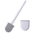 RV Toilet Bowl Brush, Toilet Brush Silicone Won't Damage Toilets, Wall Mounted Toilet Brush-Anti-Roll, Anti-Drip Design, Suitable for RV Travel Trailers and Campers, Made by RVers for RVers - color: White