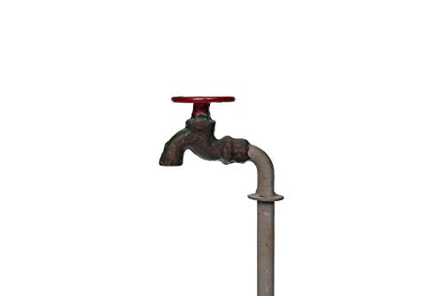 Creative Co-Op Rustic Metal Faucet Paper Towel Holder - color: Rust, style: Paper Towel Holder