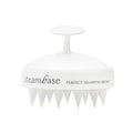 STEAMBASE Perfect Shampoo Brush | Ergonomic Scalp Massager, Scrubber, Exfoliator for Sebum & Dandruff Removal | Soft Silicone Bristles | Dry, Oily, Itchy Scalps, Wet or Dry Hair | White, 1 Count
