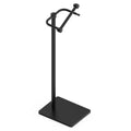 RUACQ Toilet Paper Holder Stand, Bathroom Toilet Paper Roll Holder Free Standing, Toilet Tissue Holder Stand with Post Pivoting Design, Stable Weighted Base, SUS304 Stainless Steel (Matte Black) - color: Matte Black, size: Free Standing