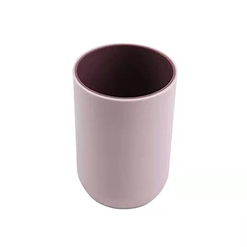 Cup 10.5oz, Unbreakable Reusable Drinking Cups Set of 2 Colors, Plastic Toothbrush Cup Tumbler 300ml, Dishwasher Safe (Light pink & Light pink) - color: Light pink & Light pink