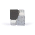 Gravel Silicone Travel Bottles for Toiletries 3oz (2-Pack) – Leakproof, BPA-Free, TSA Approved Travel Bottles with Label System for Shampoo, Conditioner, and Liquid Toiletries (Clear & Gray) - color: Clear Speckle & Gray Speckle
