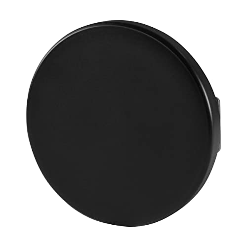 Westbrass D980R-2-62 Floating No-Hole Bath Waste Overflow Faceplate and Adaptor, Matte Black (2-Pack) - color: Matte Black, size: 2 Pack
