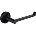 APLusee Matte Black Toilet Paper Holder, 304 Stainless Steel Tissue Holder, Wall Mounted