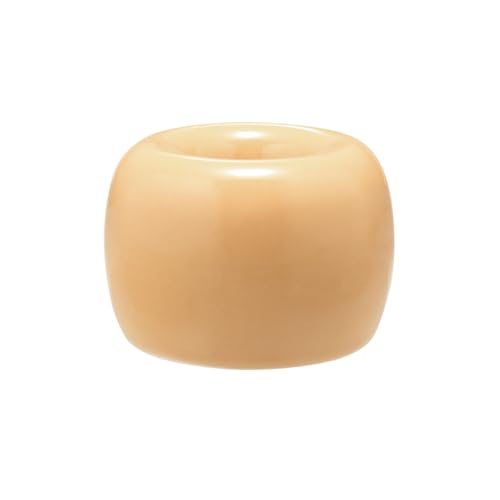 Muji Porcelain Toothbrush Stand (Yellow) - color: Yellow
