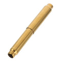 Adjustable Stainless Steel Toilet Paper Roller with Spring Loaded Shaft for Bathroom Tissue Holder, Retractable Toilet Roll Replacement Rod in Gold Finish