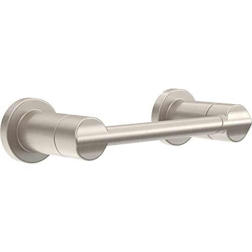 Delta Pivoting Toilet Paper Holder | SpotShield Brushed Nickel | Wall Mount | Nicoli Bathroom Accessories - color: Spotshield Brushed Nickel