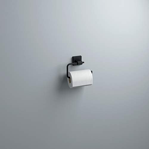 Franklin Brass Toilet Paper Holder | European Style | Matte Black | Wall Mount Single Post | Maxted Bathroom Accessories