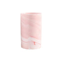 Marble ceramic mug, creative toothbrush holder, simple drinking cup. (Pink) - color: Pink