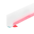 uxcell 78 Inch Collapsible Shower Barrier Stopper Water Splash Guard Blocker 79"Lx0.6"Wx1.2"H for Bathroom Kitchen Wet and Dry Separation, Clear - color: Clear, size: 79"Lx0.6"Wx1.2"H