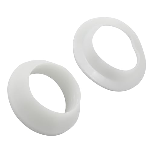 Hordion 2 Sets Basin Drain Gasket, Drainage Seal Bathroom Sink Drain Plug Rubber Washer Overflow Stopper Replacement Parts for Kitchen Bathtub Toilet - color: 2 Sets