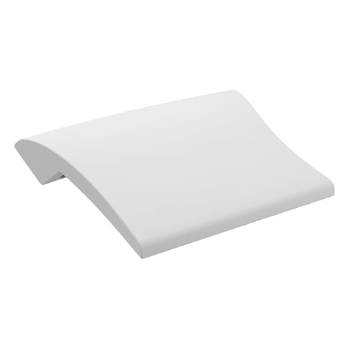 Empava Bath Pillows for Tub, Bathtub Pillow with Neck, Head, Shoulder and Back Support, Anti-Slip Suction Cups, PU Material, Durable, Smooth, Suitable for JT408 Bathtubs, White - style: JT408