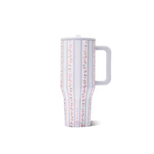 HydroJug Traveler 32oz, Insulated Tumbler with Handle & Straw, Primrose - color: Primrose, size: 32 Ounces