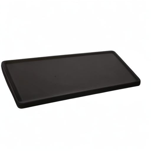 Ceramic Sushi Serving Platters Porcelain Rectangular Serving Dishes Black Japanese Style Sushi Plate for Entertaining, Desserts, Appetizers, Cheese Board, Charcuterie, Party Trays, 8.06 X 3.74 inches