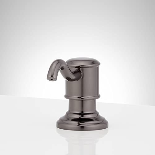 Signature Hardware 483670 Amberly Soap Dispenser - color: Gunmetal